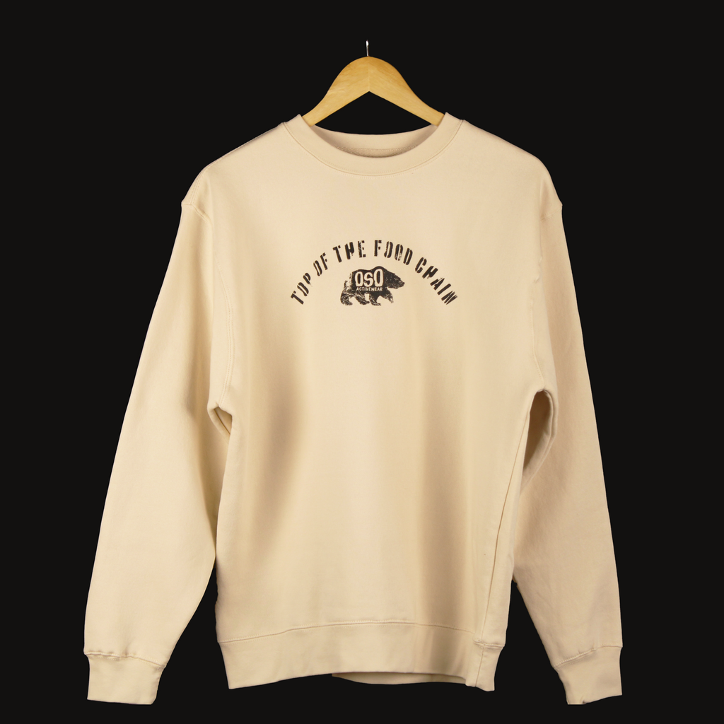 Top of the Food Chain Crewneck - Sand
