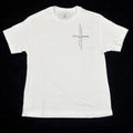 Heavyweight Cross Logo Tee | White 100% Cotton Tshirt