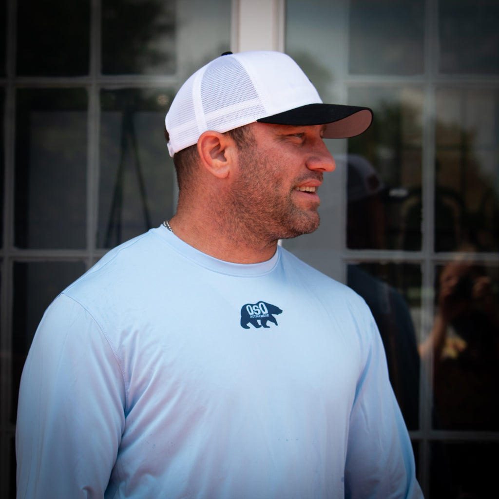 Blue Bear Fishing Shirt Long Sleeve