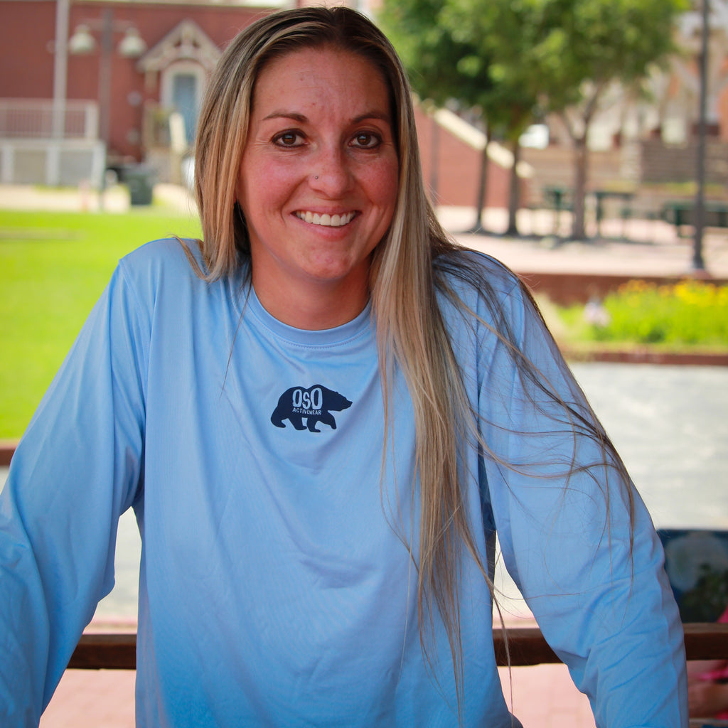 Blue Bear Fishing Shirt Long Sleeve