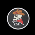 American Traditional Cowboy | Circle Die Cut Vinyl Sticker 3"