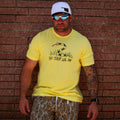 No Skip Leg Day | Yellow 100% Cotton Tshirt