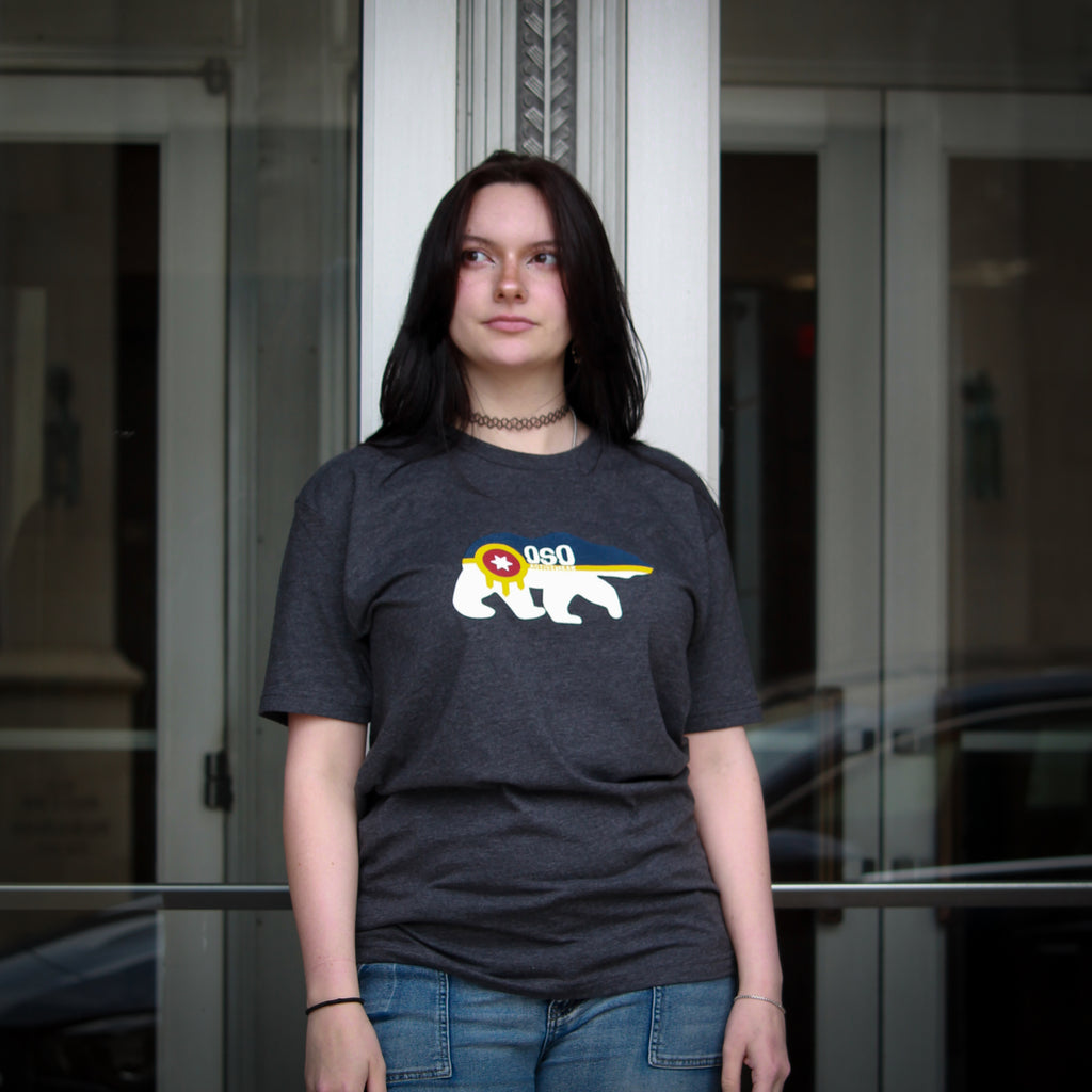 Tulsa Flag Oso Activewear Tshirt