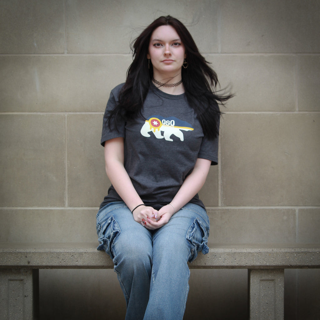 Tulsa Flag Oso Activewear Tshirt