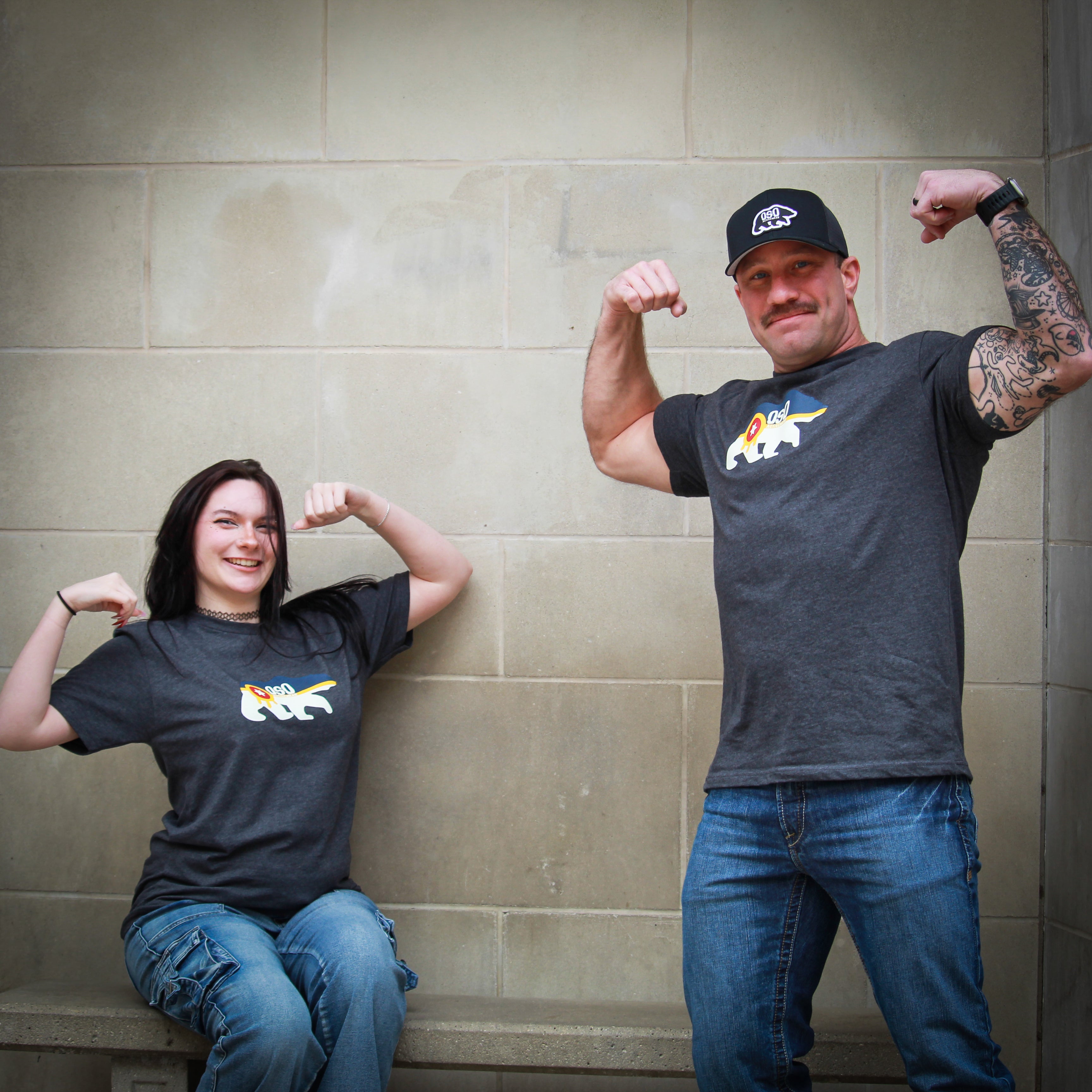 Tulsa Flag Oso Activewear Tshirt