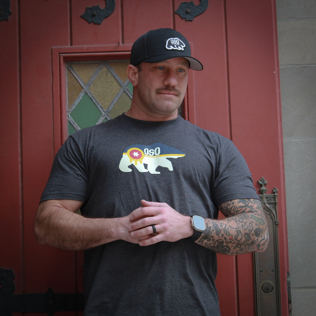 Tulsa Flag Oso Activewear Tshirt