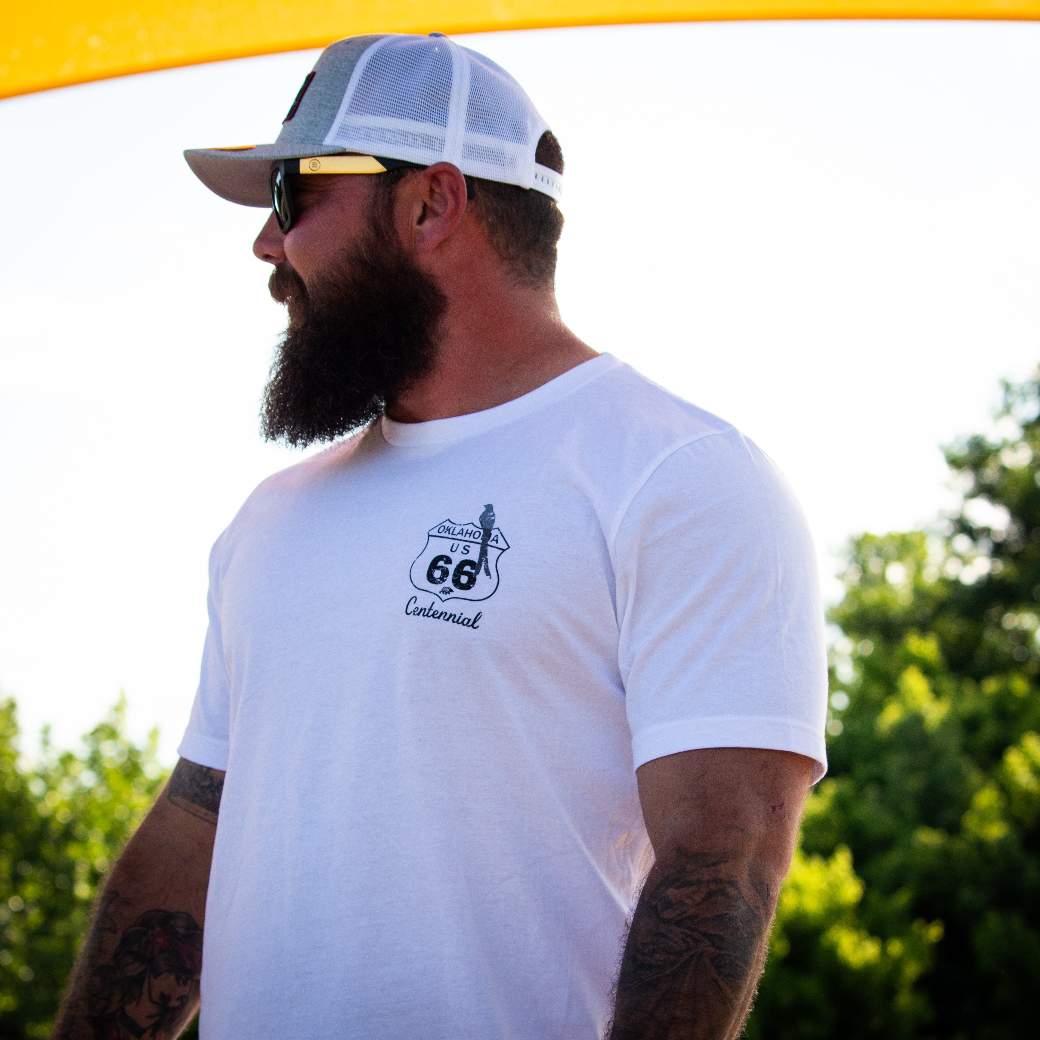 Route 66 Centennial Tshirt 100% Cotton Oklahoma Scissor Tail Flycatcher