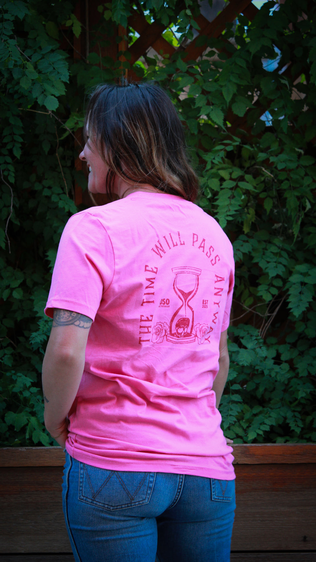 Time Will Pass Anyway 100% Cotton Tshirt