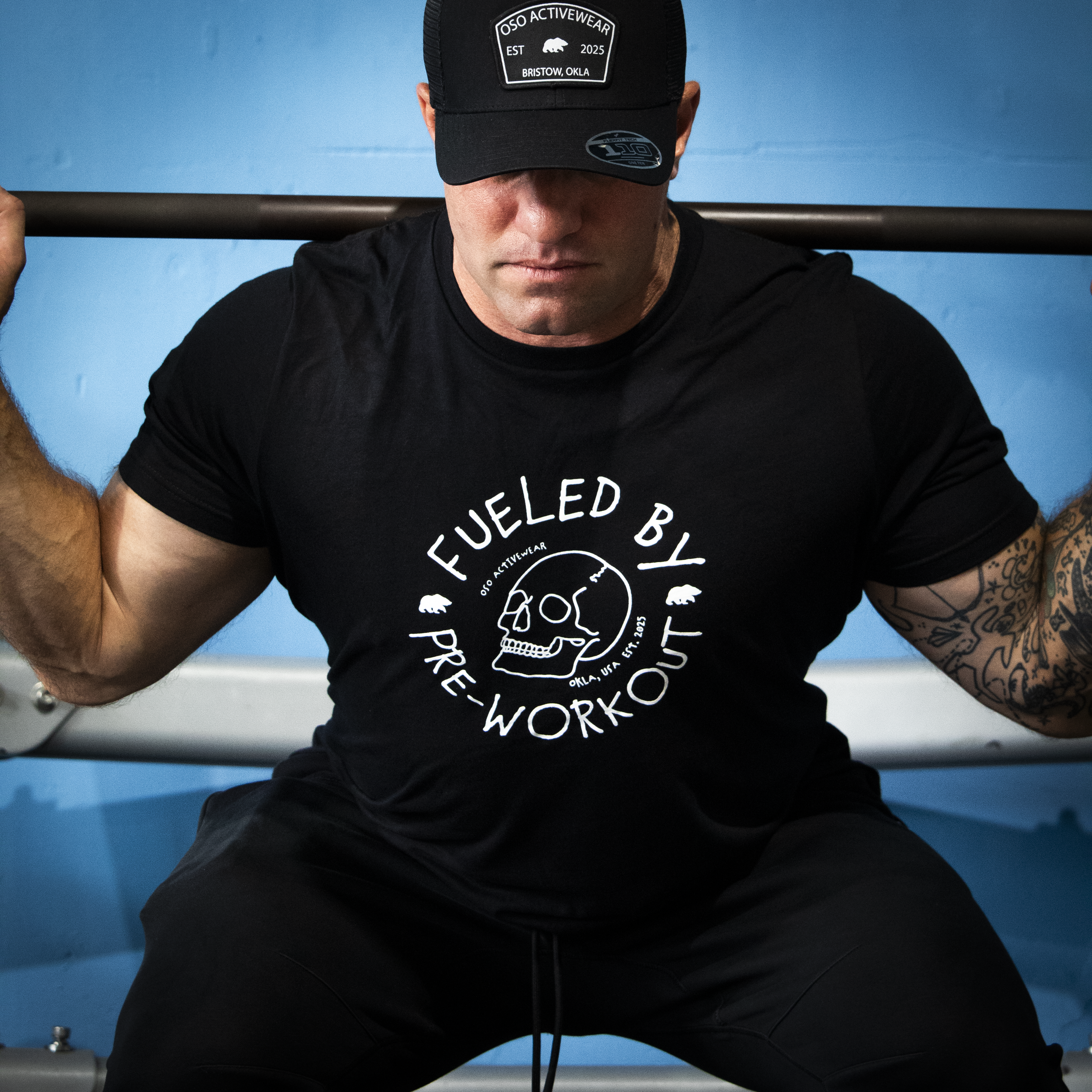 Fueled by Preworkout | Black 100% Cotton Tshirt
