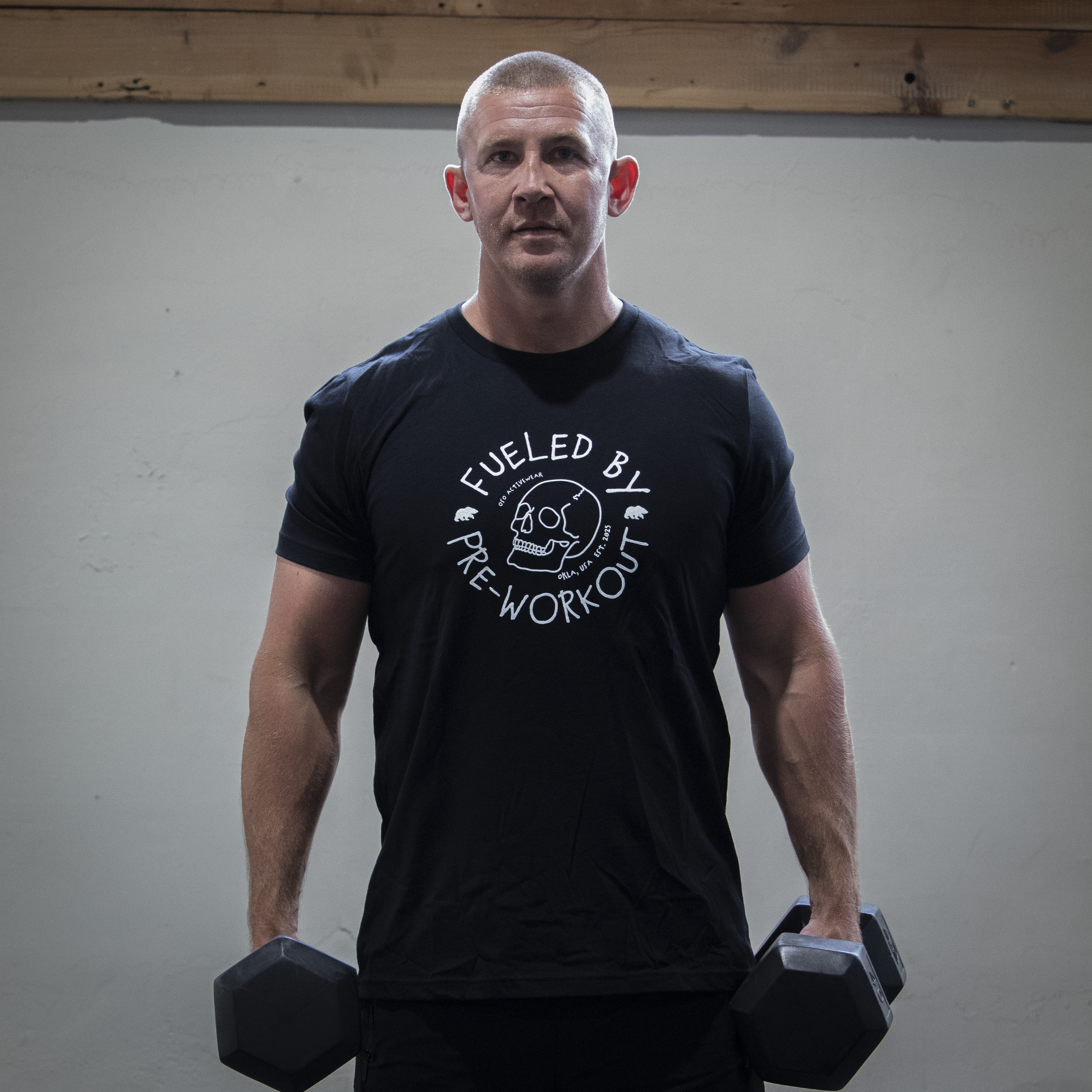 Fueled by Preworkout | Black 100% Cotton Tshirt