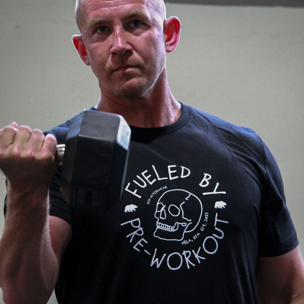 Fueled by Preworkout | Black 100% Cotton Tshirt