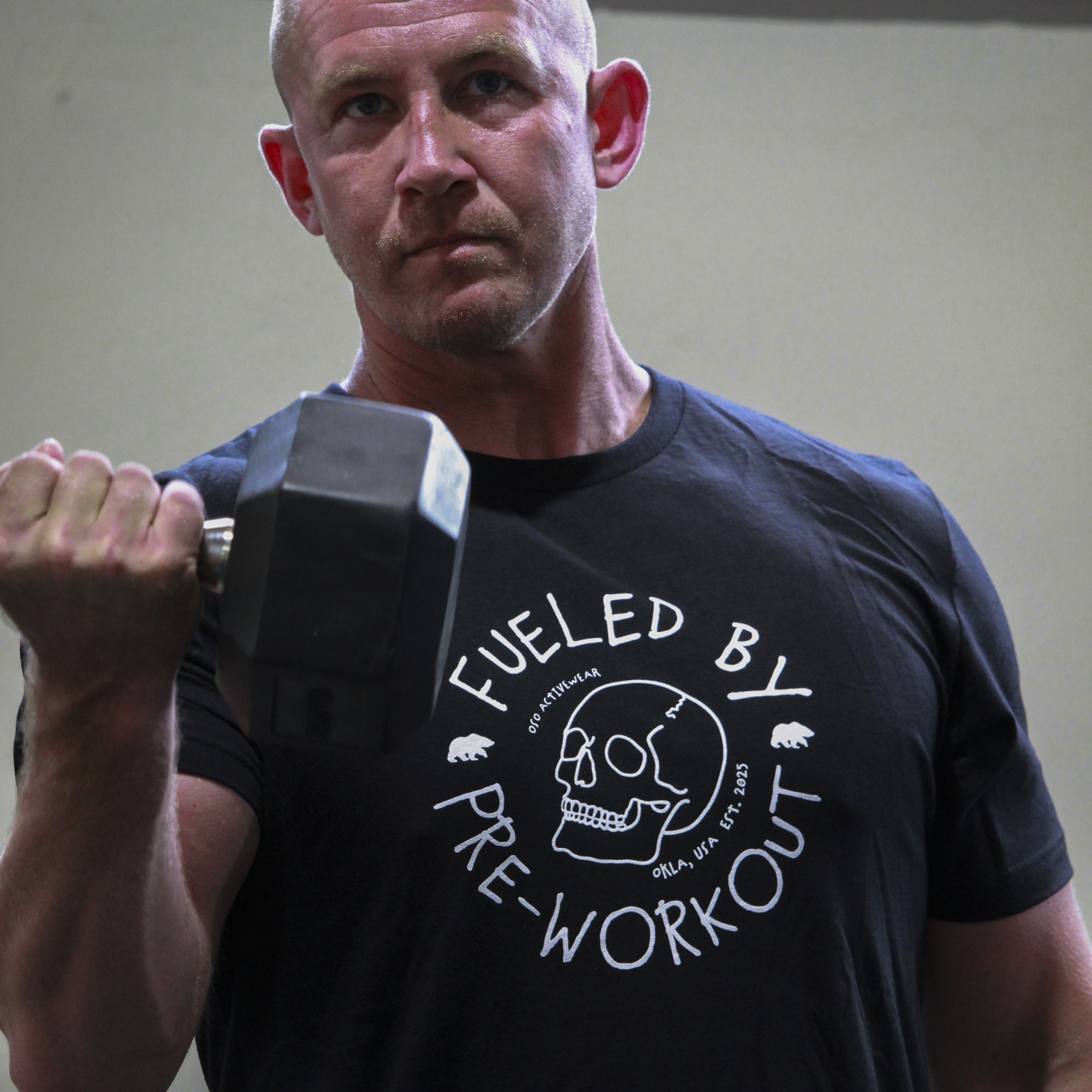 Fueled by Preworkout | Black 100% Cotton Tshirt