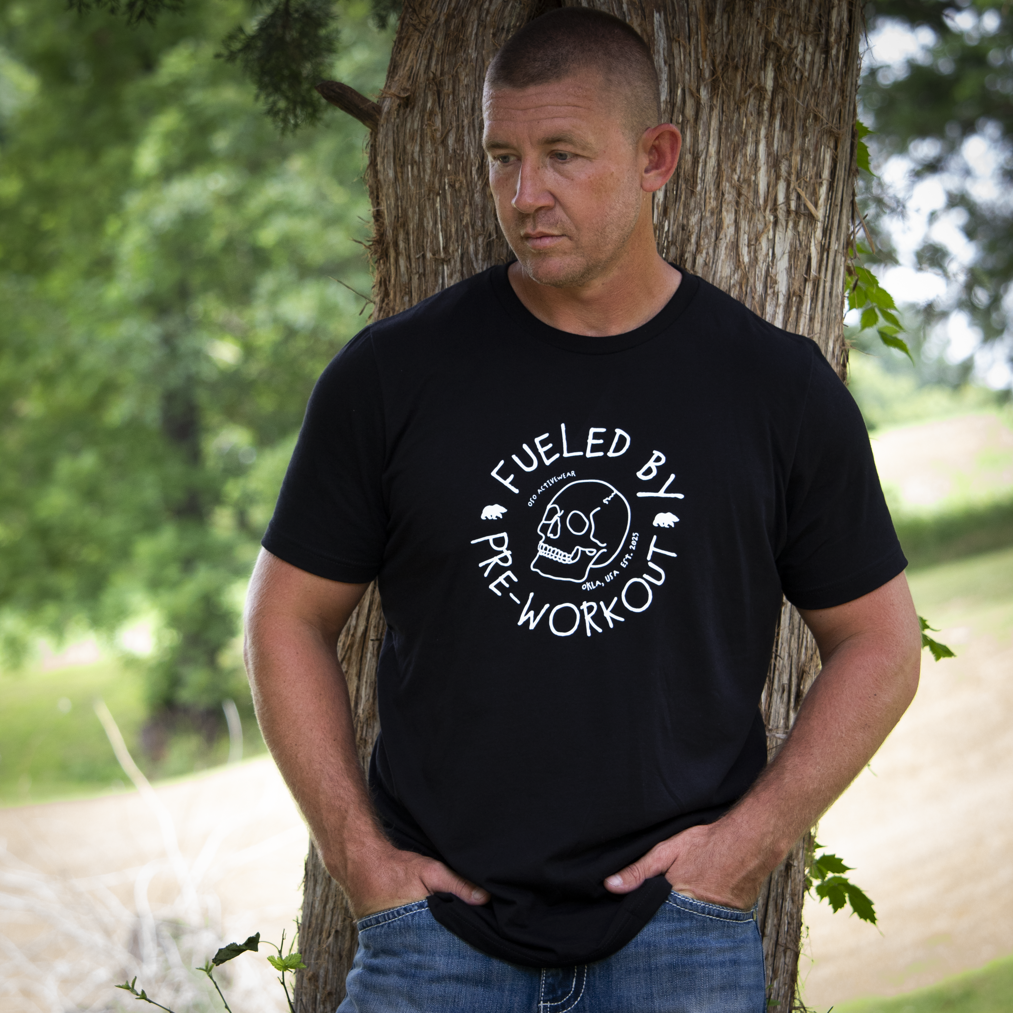 Fueled by Preworkout | Black 100% Cotton Tshirt