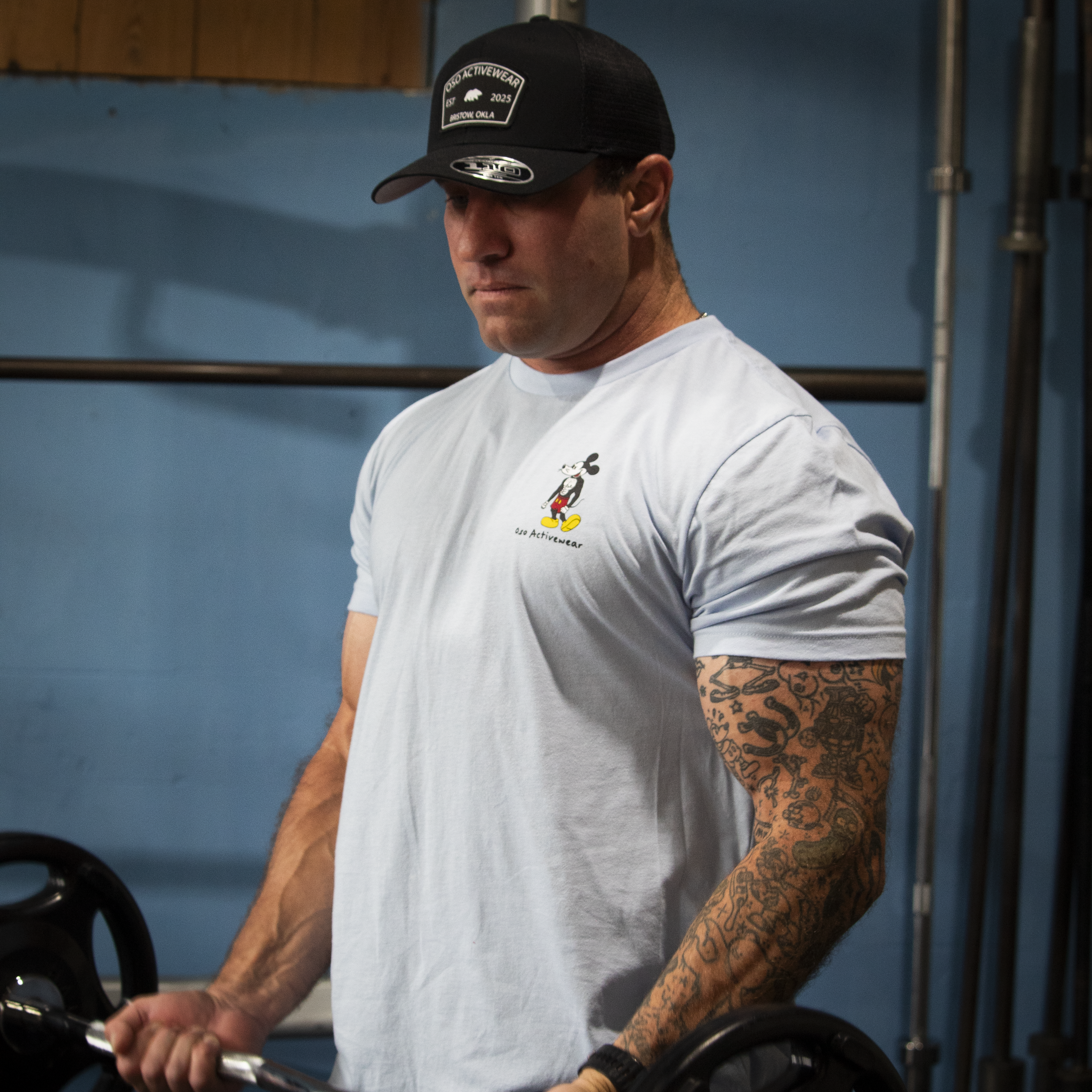 Black Flexfit Trucker Hat - Arch Top Patch