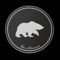 Simple Logo | Circle Vinyl Sticker 3"