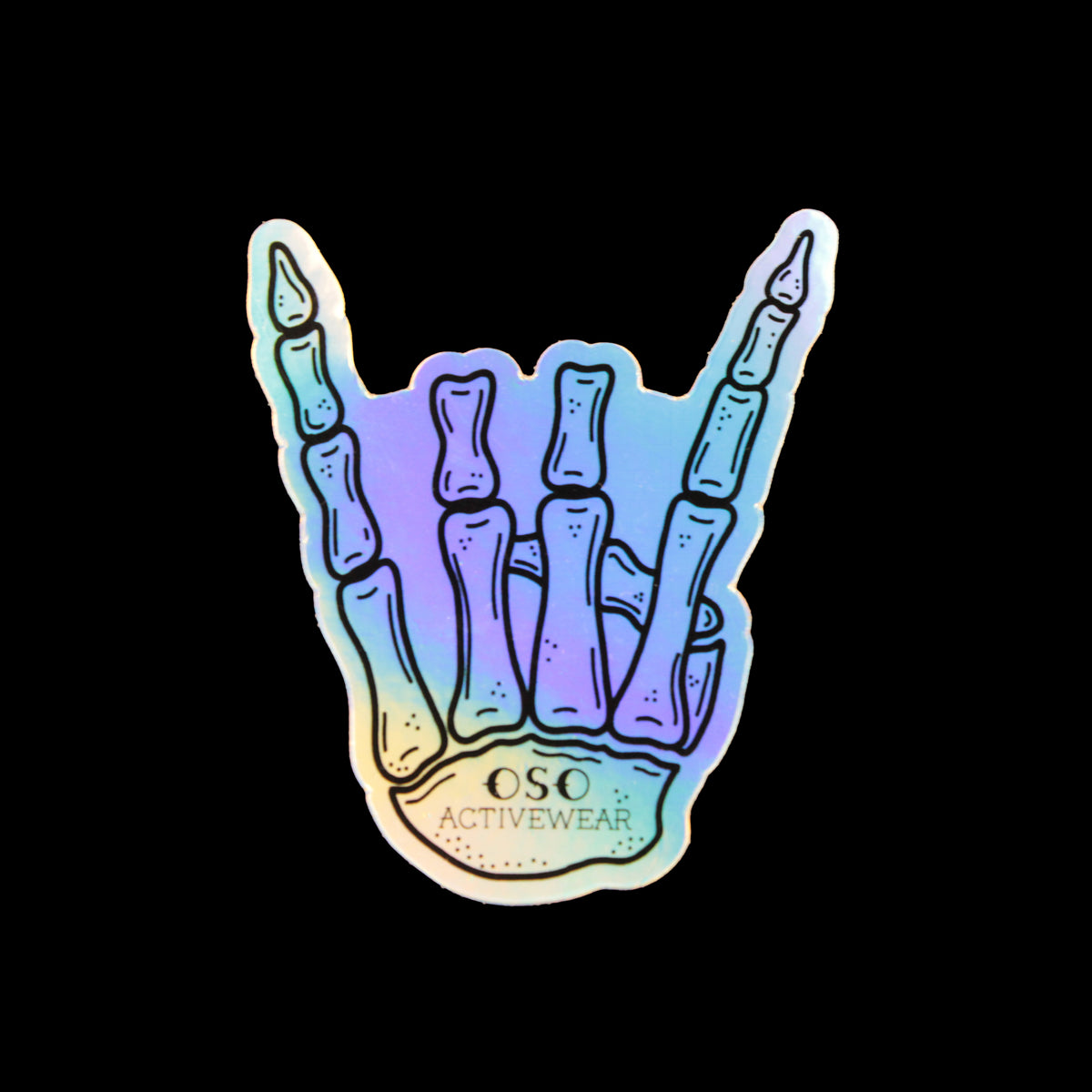 Rock Skelly | Diecut Vinyl Sticker 3"