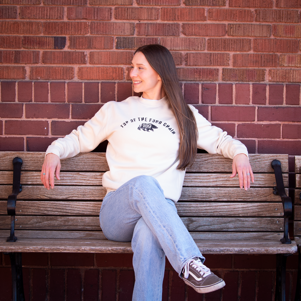 Top of the Food Chain Crewneck - Sand