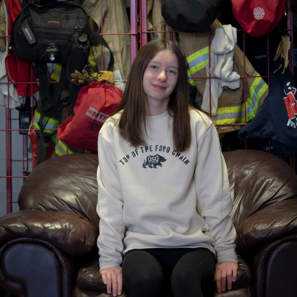 Top of the Food Chain Crewneck - Sand
