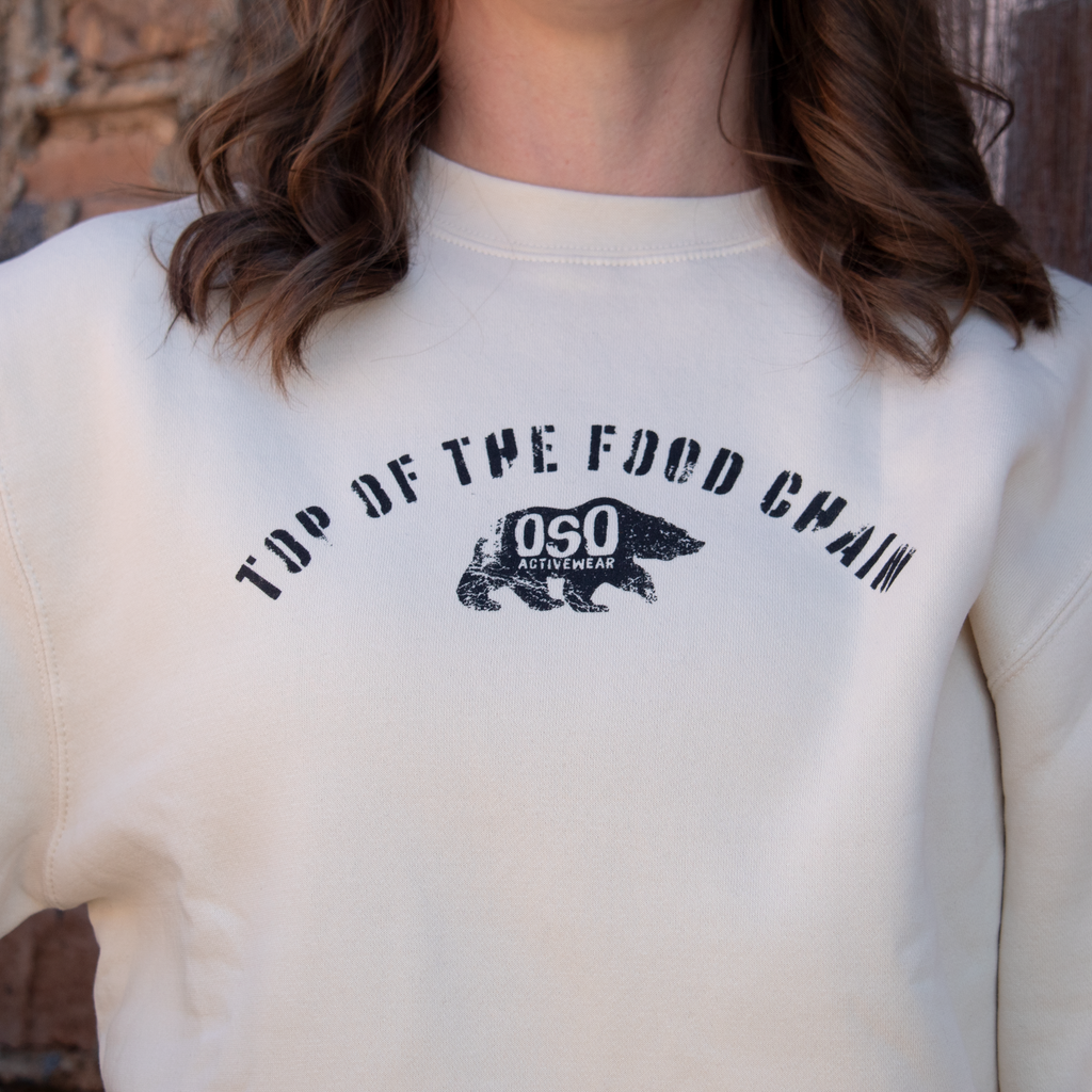 Top of the Food Chain Crewneck - Sand